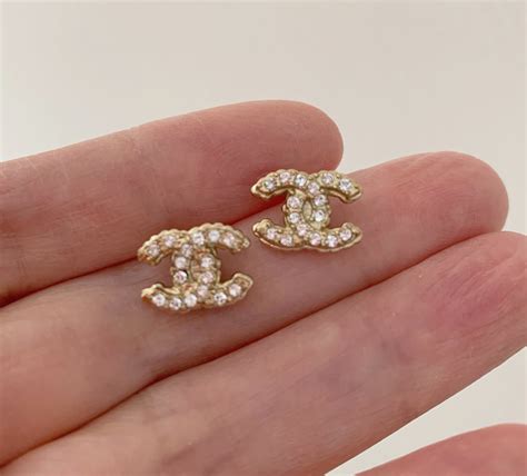 small chanel earring|genuine Chanel earrings.